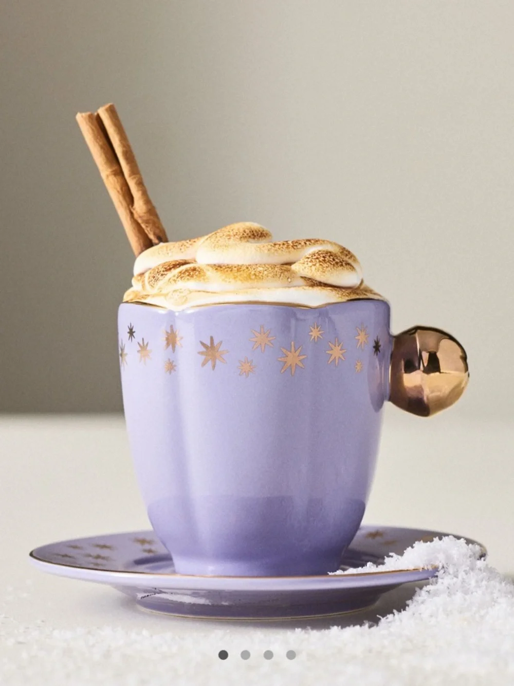 Anthropologie New York City Ballet Espresso Cup & Saucer | Purple | NWT - Picture 1 of 5